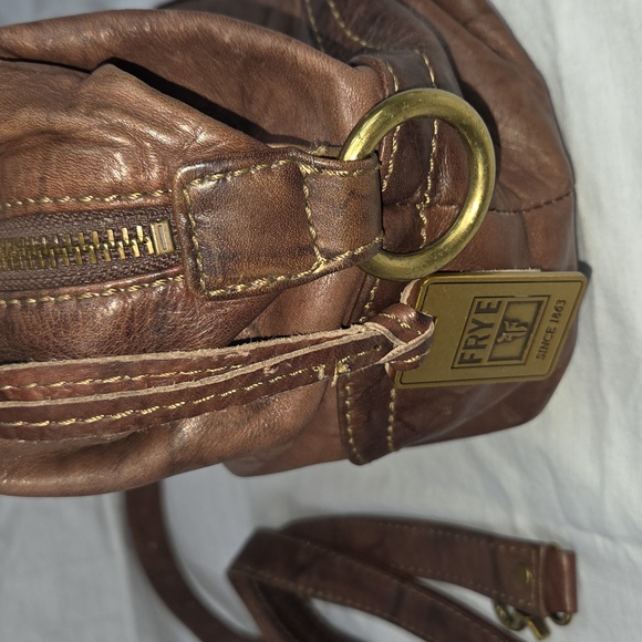 Frye Brown Leather Women's Bag EUC - Picture 13 of 14